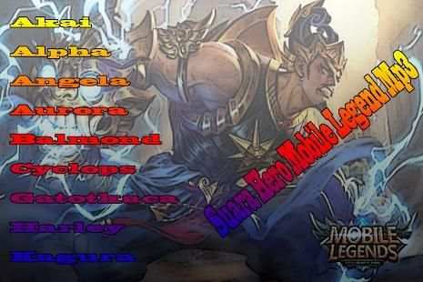 Suara Hero Mobile Legend Mp3 screenshot 3
