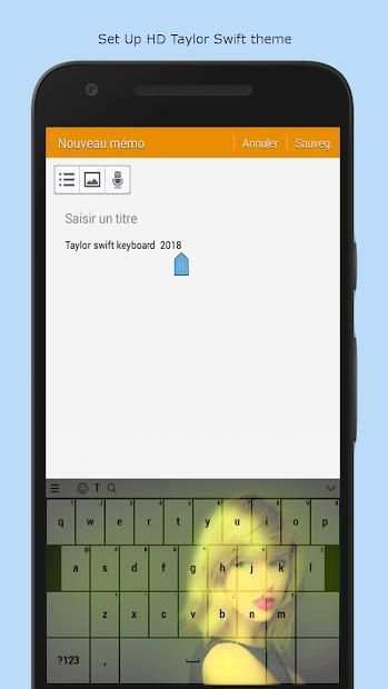 Keyboard App For Taylor Swift New 2018 screenshot 5