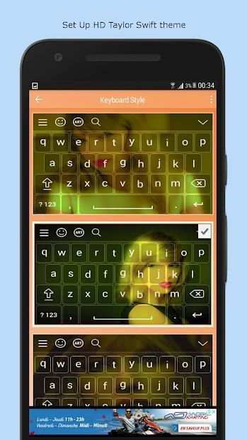 Keyboard App For Taylor Swift New 2018 screenshot 7