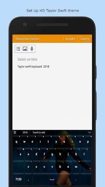 Keyboard App For Taylor Swift New 2018 screenshot 4