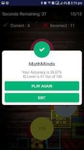 Math Games IQ ( Best Math Game of 2018 ) स्क्रीनशॉट 1