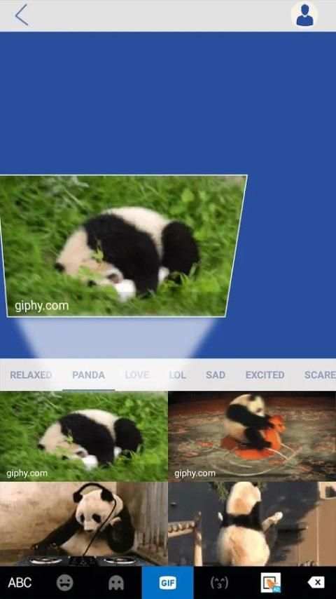 Tema Keyboard Fb Messenger Type Fast screenshot 1