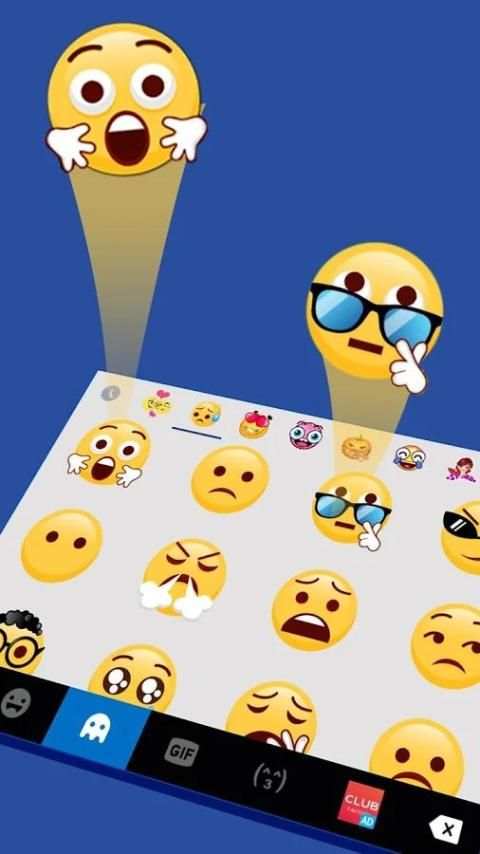 Tema Keyboard Fb Messenger Type Fast screenshot 2