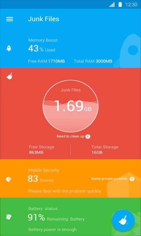 Phone Cleaner: Fast Boost; Power save; Junk clean. screenshot 3