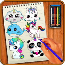 ikon Learn to Draw Cutest Unicorns
