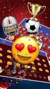 2018 Cup Football Keyboard screenshot 1