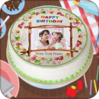 Name Photo on Birthday Cake-Cake with Name & Photo on 9Apps