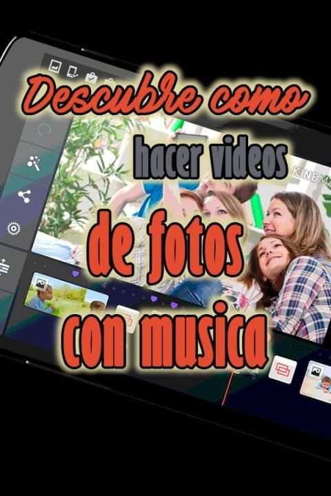 Hacer Vídeos de Fotos con Música Tutorial screenshot 1