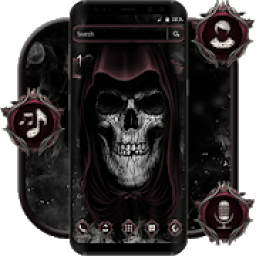 ikon Tema Setan Gelap Tengkorak