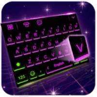 Neon Keyboard Theme with Emoji on 9Apps