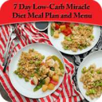 7 Day Low-Carb Miracle Diet Meal Plan and Menu on 9Apps