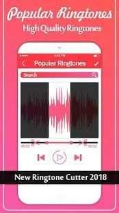 Top New Ringtone 2018 : Ringtone maker स्क्रीनशॉट 1