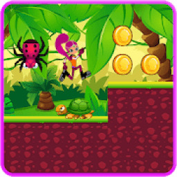 Super Adventure Shimmer Princess Jungle Run icon
