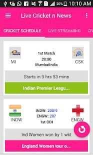 Live Cricket n News screenshot 4