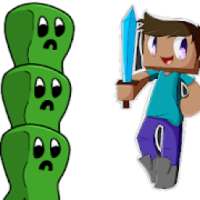 Creeper King - Tower Defense against mine Zombies