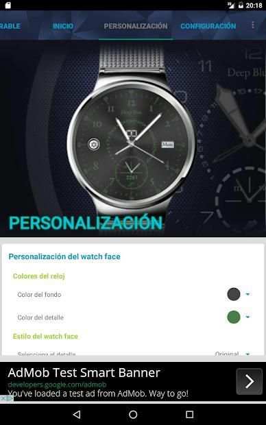 Deep Blue Watchface screenshot 9