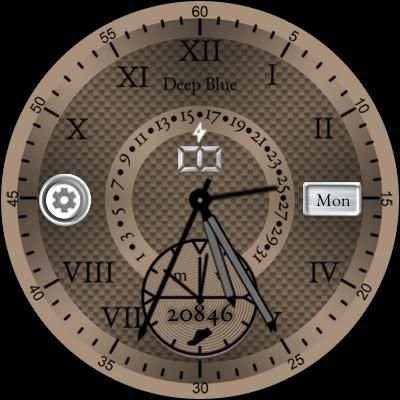 Deep Blue Watchface screenshot 5