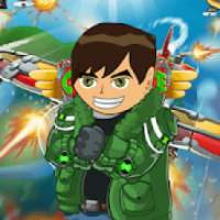 Combate Aéreo -Air Fighter Ben 10 Salvando o Mundo