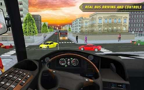 City Bus Driving: Superheroes Transport Simulator screenshot 7