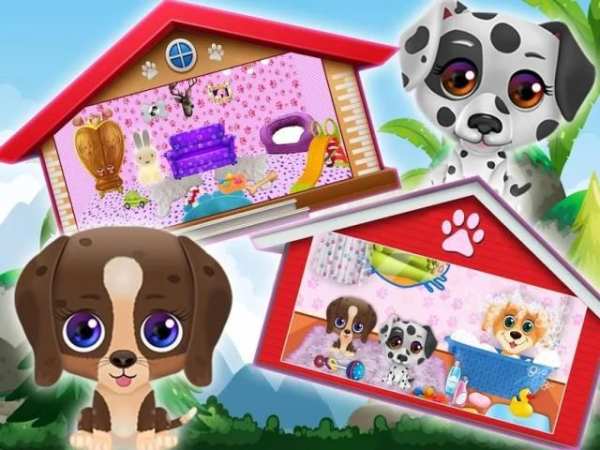 Pet Home Decorating House Game screenshot 1