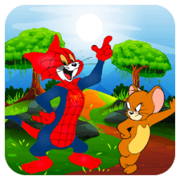 Tom run Jerry Superhero 2018 आइकन