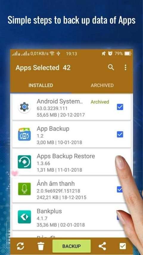 App Backup Restore - Easiest Backup Tool screenshot 1
