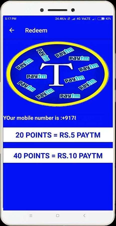 Tysm Wallet - Earn Instant Paytm Cash screenshot 1