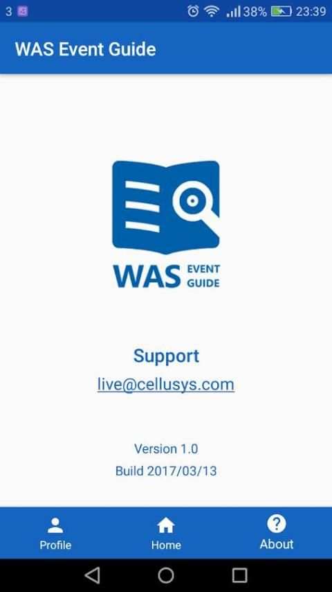 WAS Event Guide screenshot 2