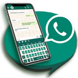 Whatsapp शैली कीबोर्ड थीम आइकन