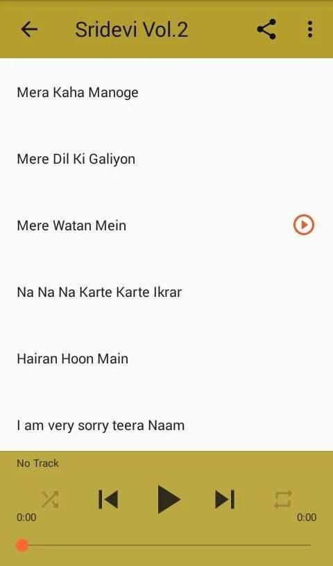 Mp3 Sridevi Best Song screenshot 2