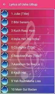 Best of Usha Uthup स्क्रीनशॉट 9