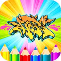 Graffiti coloring book mandala 2018 on 9Apps