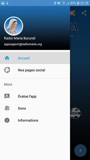 Radio Maria Burundi screenshot 2