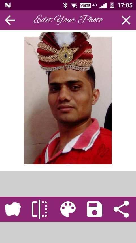 Rajasthani Turban Photo Editor screenshot 1