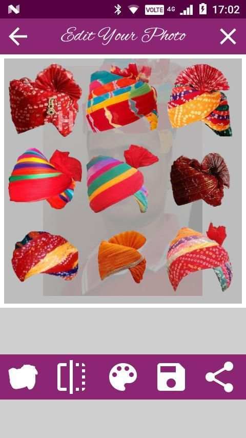 Rajasthani Turban Photo Editor screenshot 4