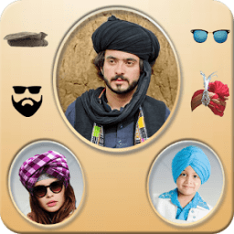 Turban Photo Editor:Punjabi,pathans &amp; Bloch Styles आइकन