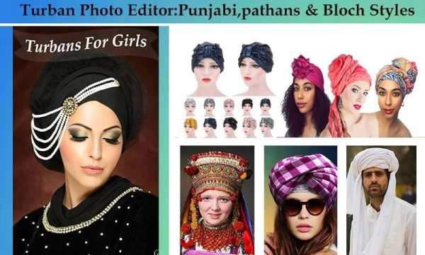 Turban Photo Editor:Punjabi,pathans & Bloch Styles स्क्रीनशॉट 1