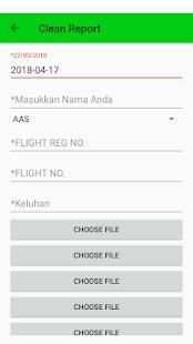 Aircraft Cleaning Complain Report screenshot 2