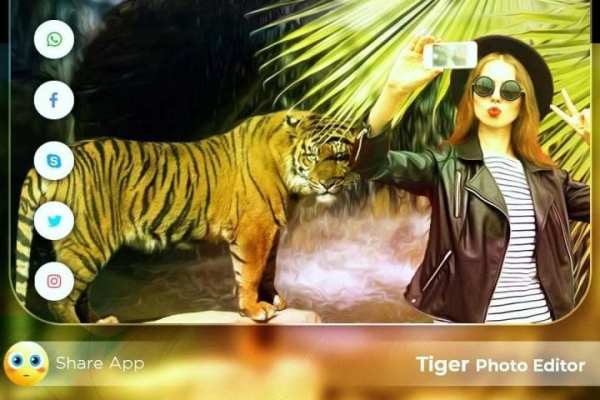 Tiger Photo Frames / Tiger Photo Editor скриншот 2