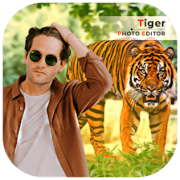 Tiger Photo Frames / Tiger Photo Editor आइकन