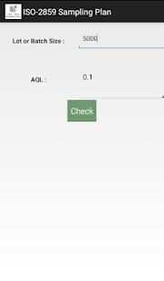 ISO-2859 Sampling Plan स्क्रीनशॉट 3
