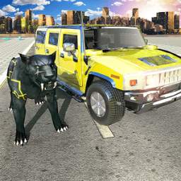 US Police Transform Robot Car: Black Cop Panther 1.1