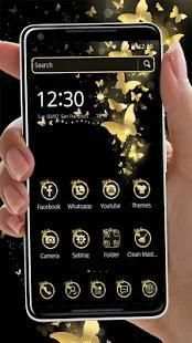 Golden Butterfly Theme screenshot 4