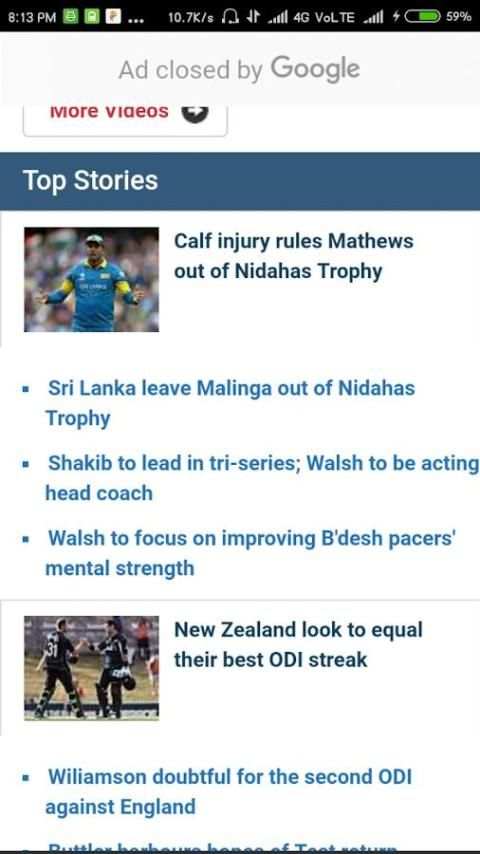 cricbuzz in cb स्क्रीनशॉट 2