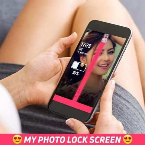 My Photo Lock screen Zipper screenshot 3
