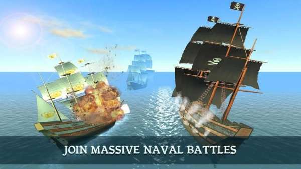 Pirate Ships Battle King 3D screenshot 3