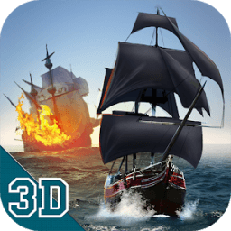 Pirate Ships Battle King 3D icon