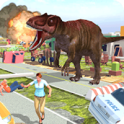 Monster Dinosaur City Attack &amp; Destruction Sim icon