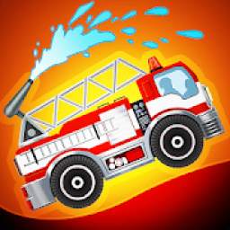 Fire Fighters Racing: Fireman Drives Fire Truck