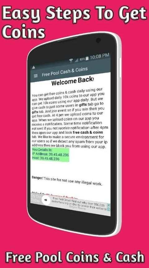 Free Pool Cash & Coins screenshot 5